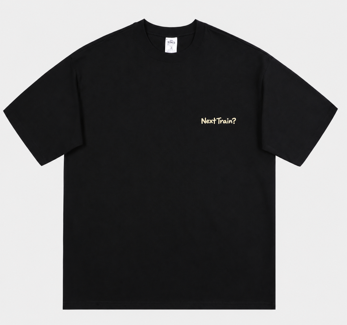 Next Train Unisex Oversized Graphic T