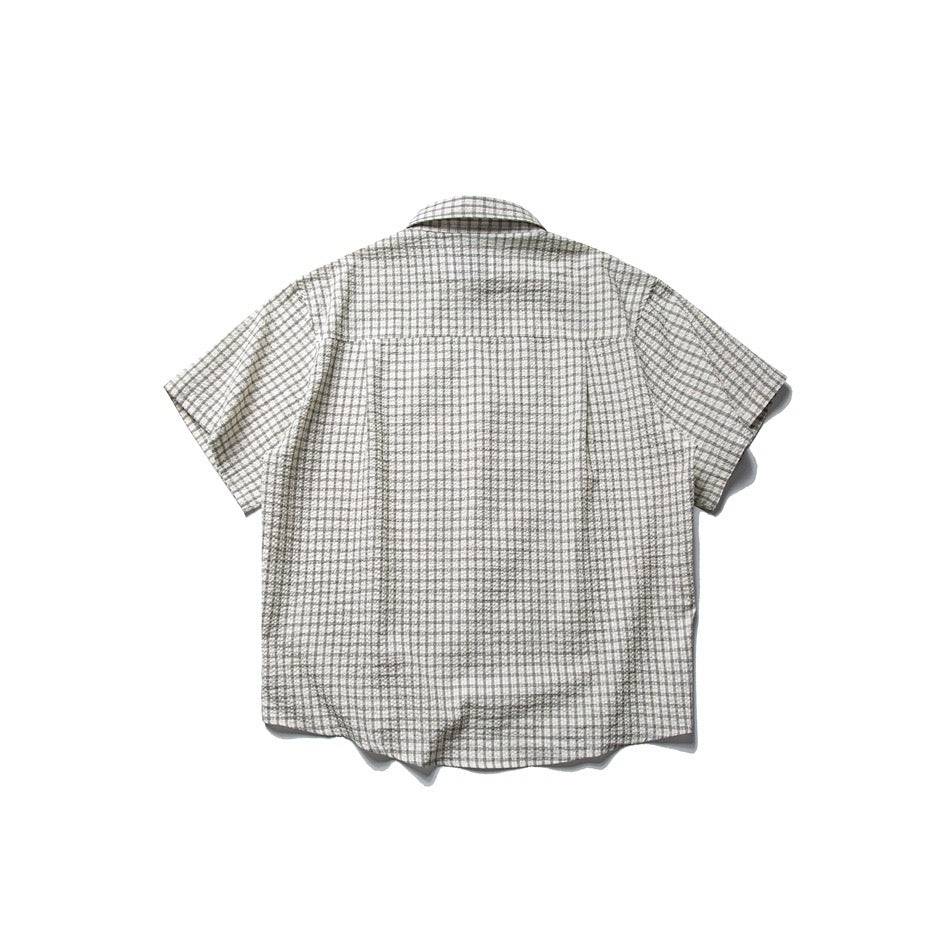 Unisex Textured Overshirt (Checkered) - Simply