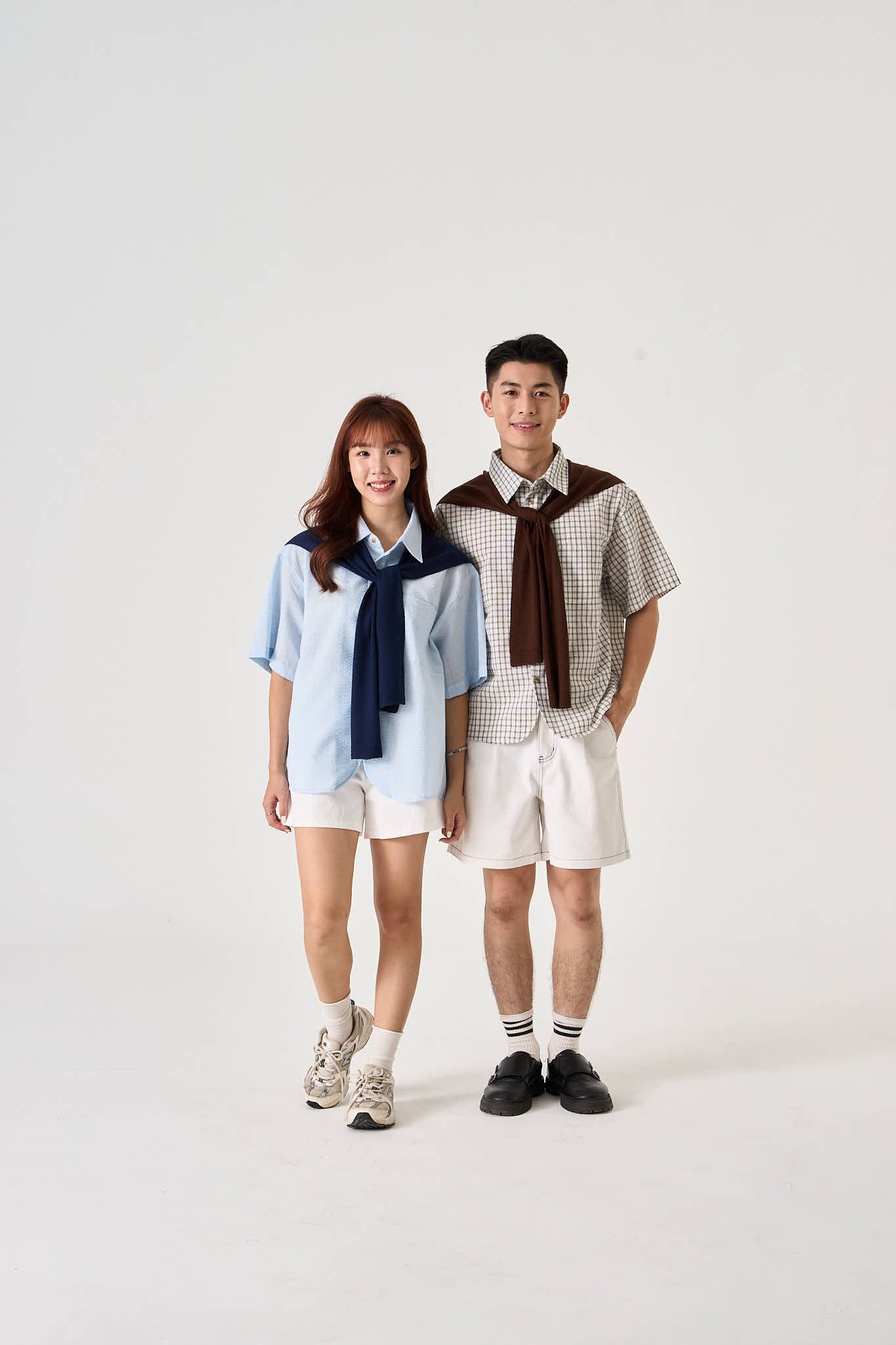 Unisex Textured Overshirt (Baby Blue) - Simply