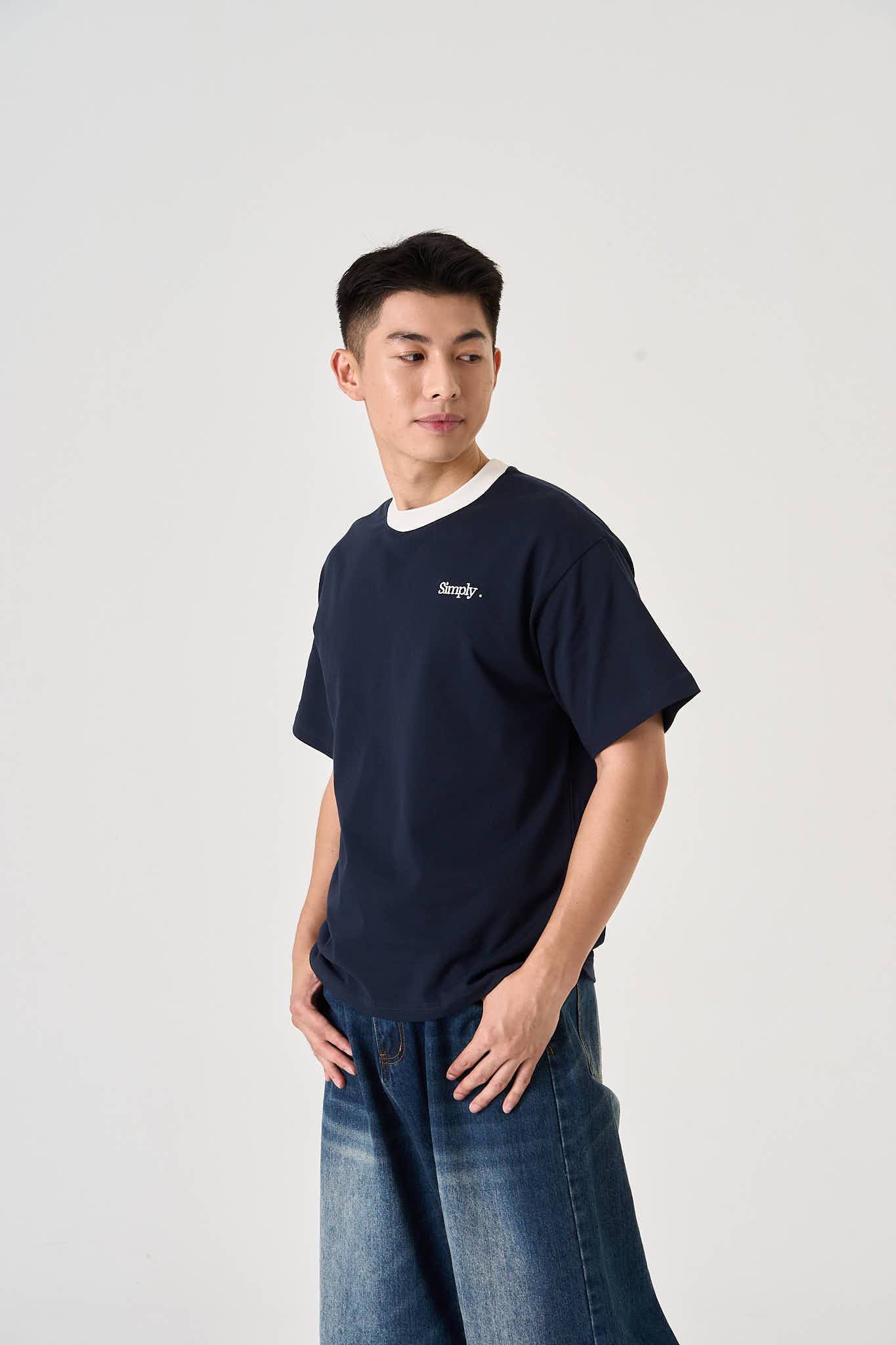 Unisex Washed Baggy Denim Jorts - 3/4 Length - Simply