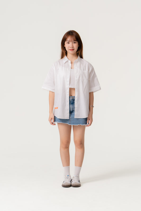 Simply . Women's Outerwear (White) - Simply