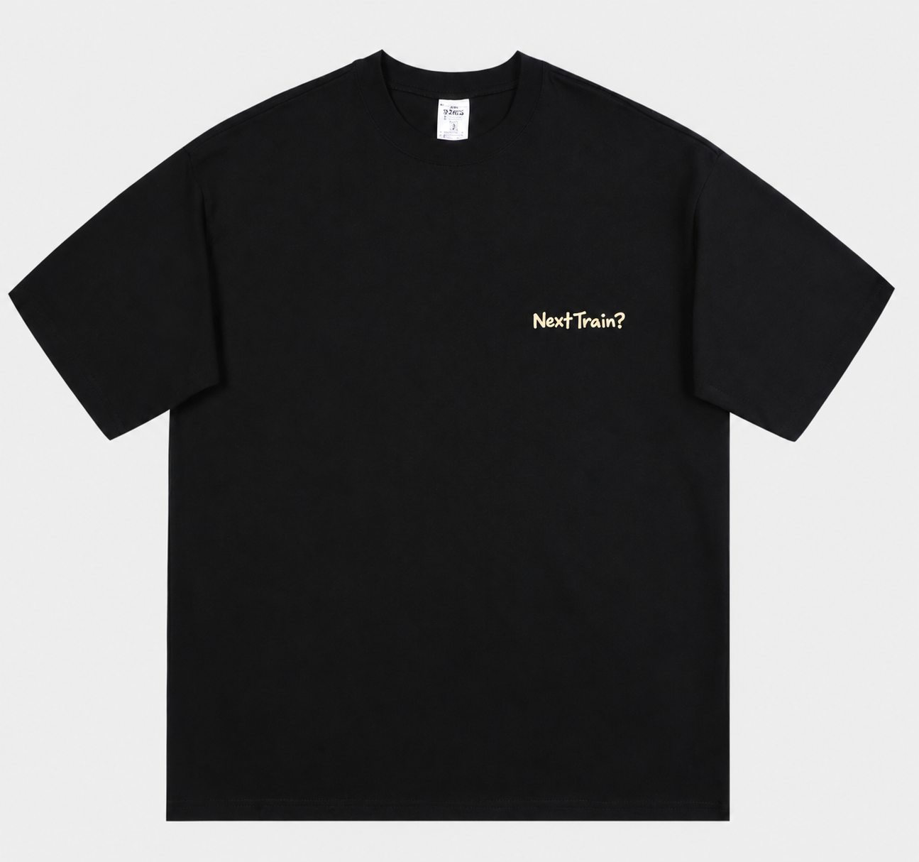 Next Train Unisex Oversized Graphic T