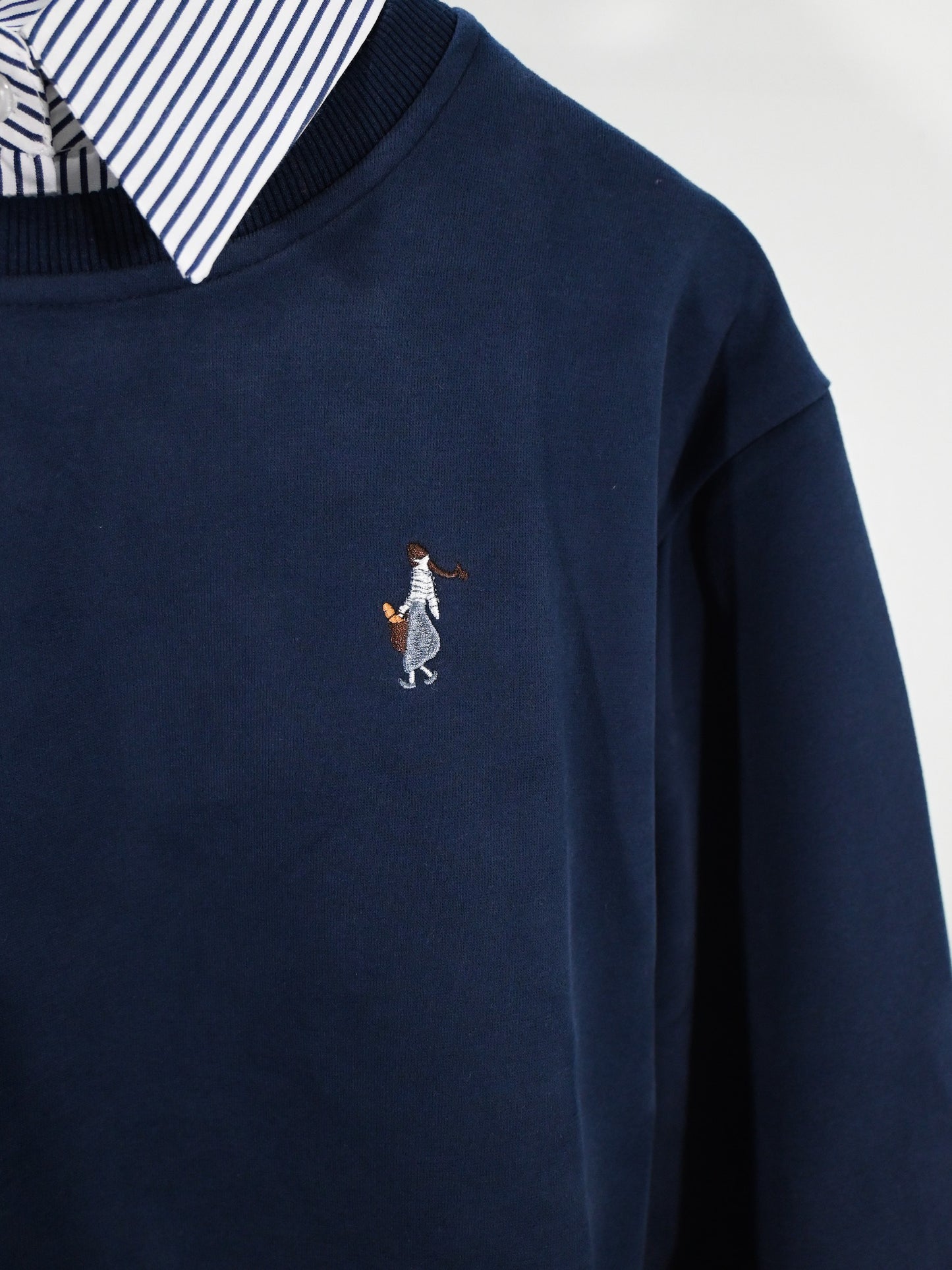 Women's Sweater in Navy (Comes in One Piece) - Simply 