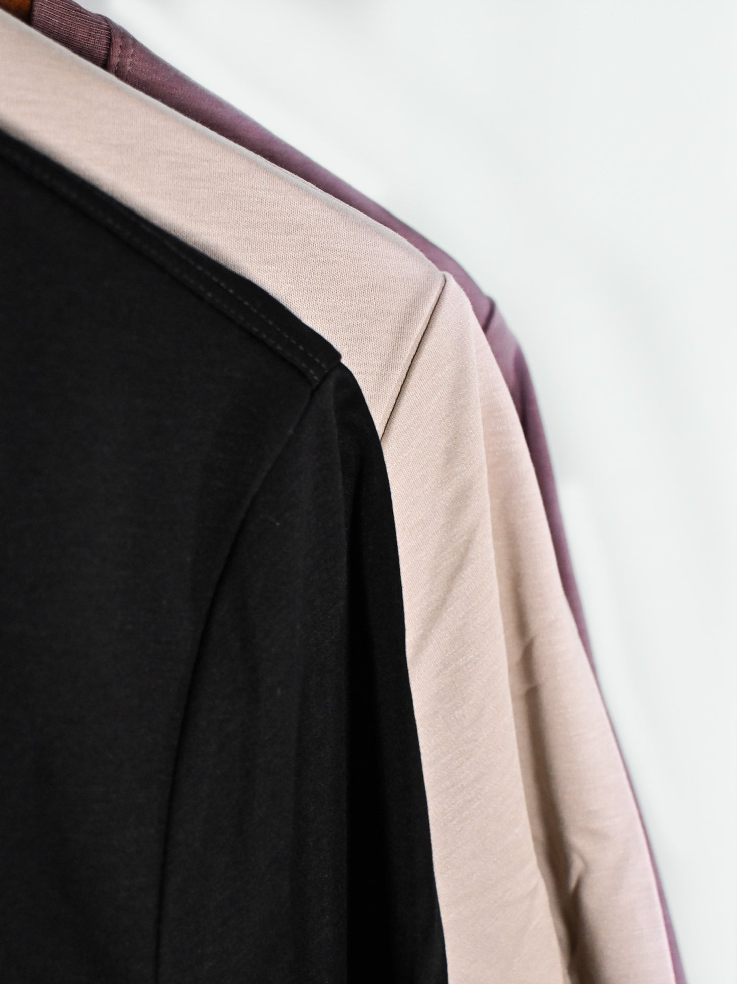 Simply . Men's Urban Basic Tee [Modal Cotton Blend] (Black/Espresso/Brick) - Simply 