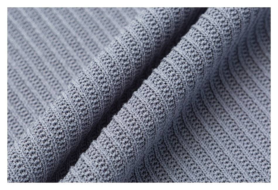 Unisex Machine Washable Knitted Open Collar Polo - Simply 