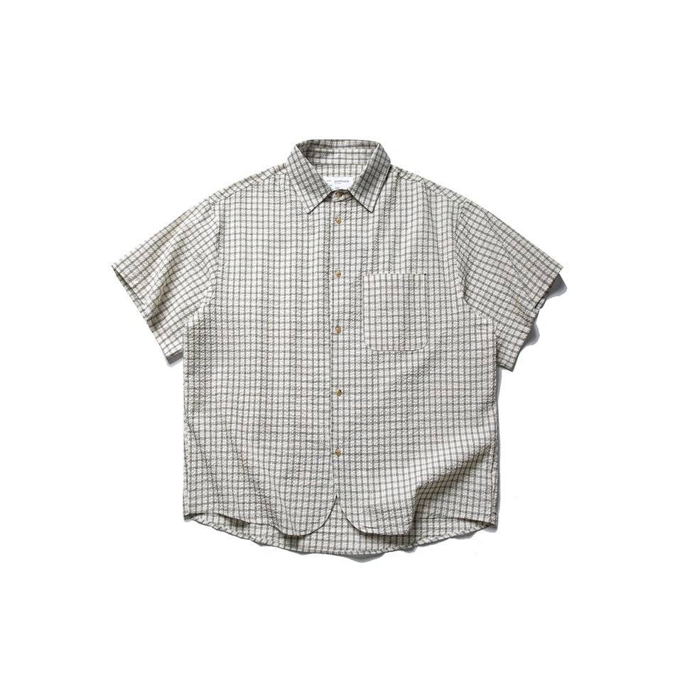Unisex Textured Overshirt (Checkered) - Simply 