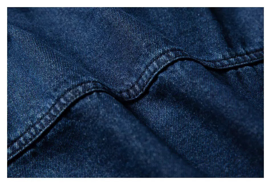 Men's Plaid Denim Shirt - Simply 