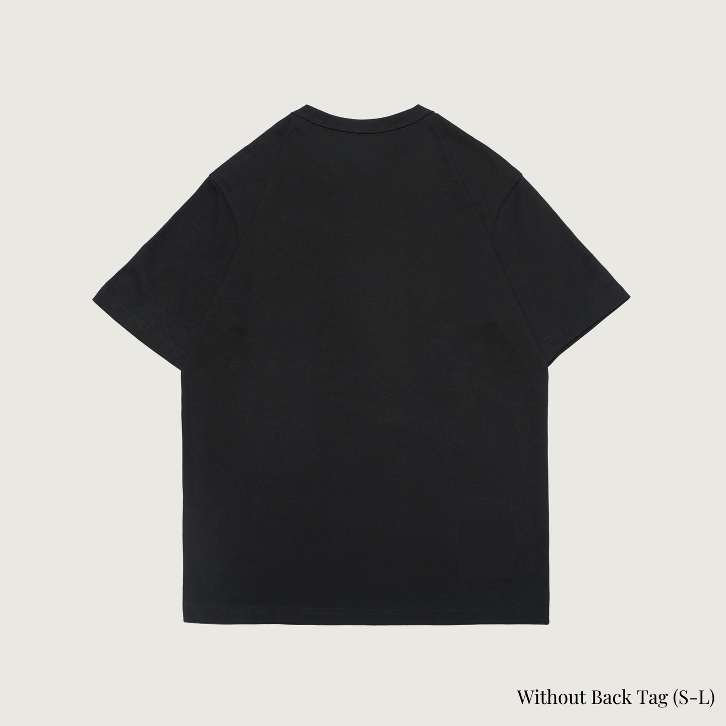 Simply. Kaos Bordir Wanita Ukuran Besar (Hitam) [270gsm]