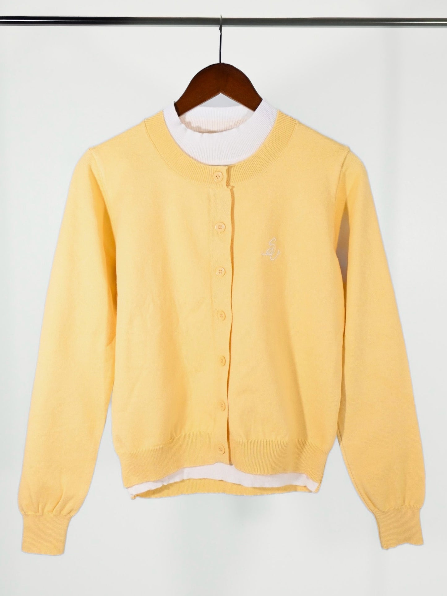 Women's Cardigan in Butter (Comes in One Piece) - Simply 