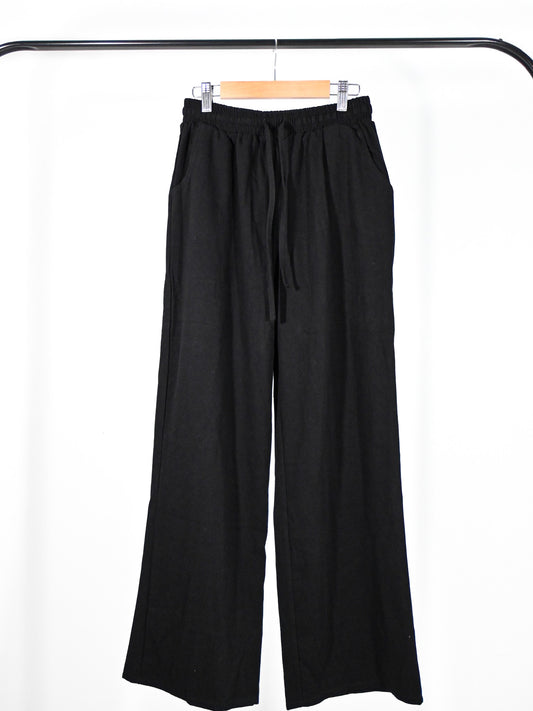 Women's Long Pants in Black (Stretchable) - Simply 
