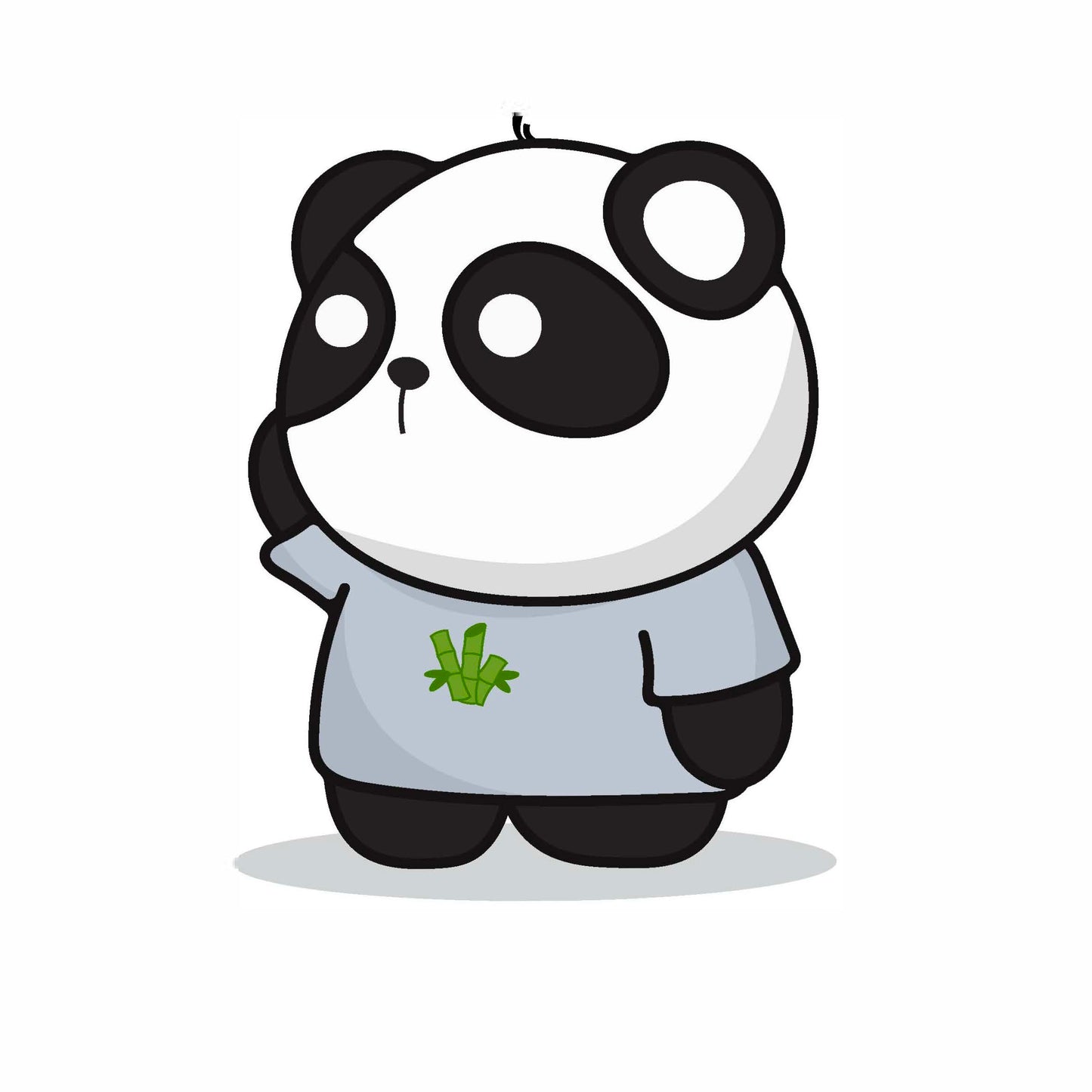 Simply Unisex Embroidered Bao Bao Thinking Tee - Simply 