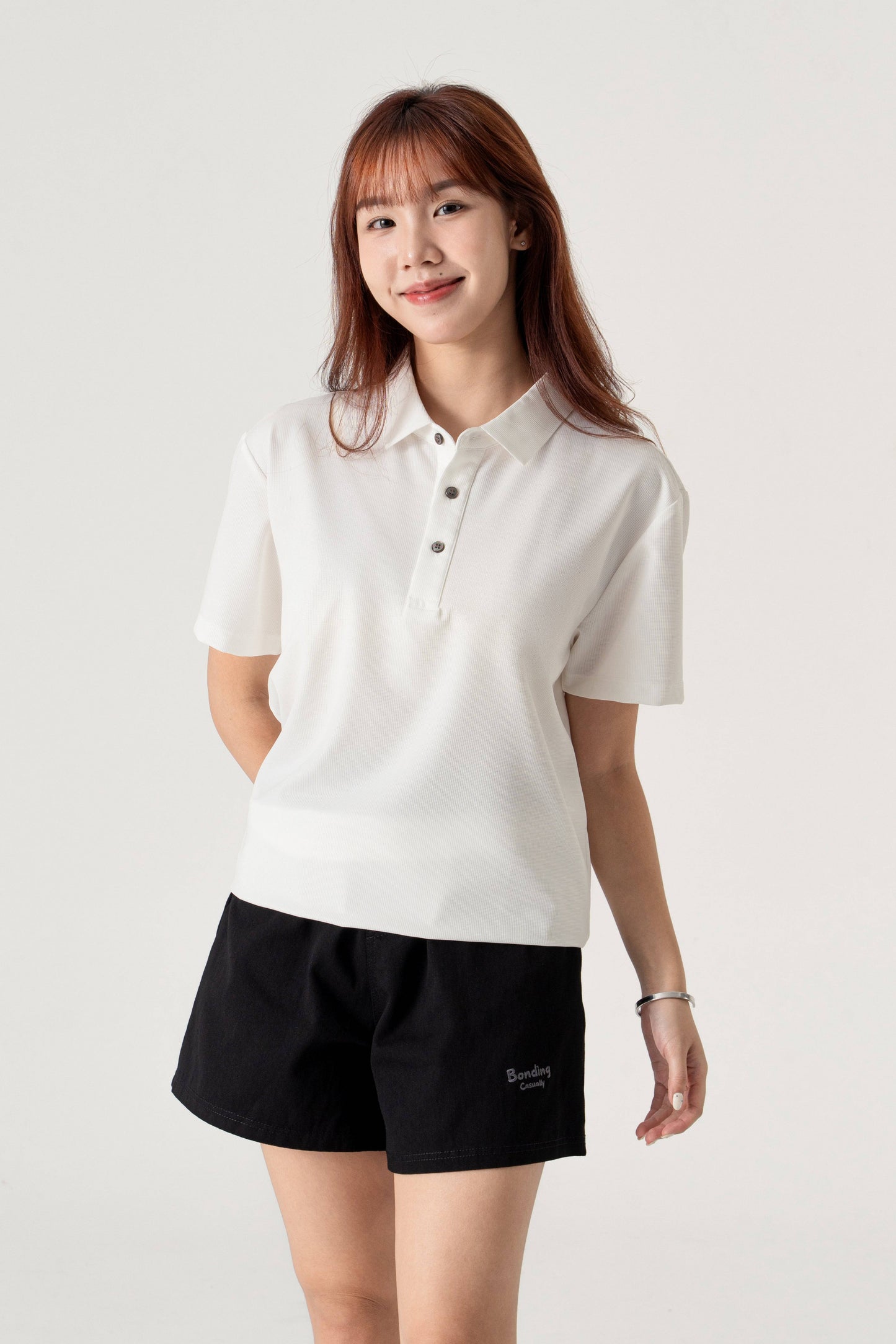 Unisex Wrinkle Free Waffle Polo - Simply 