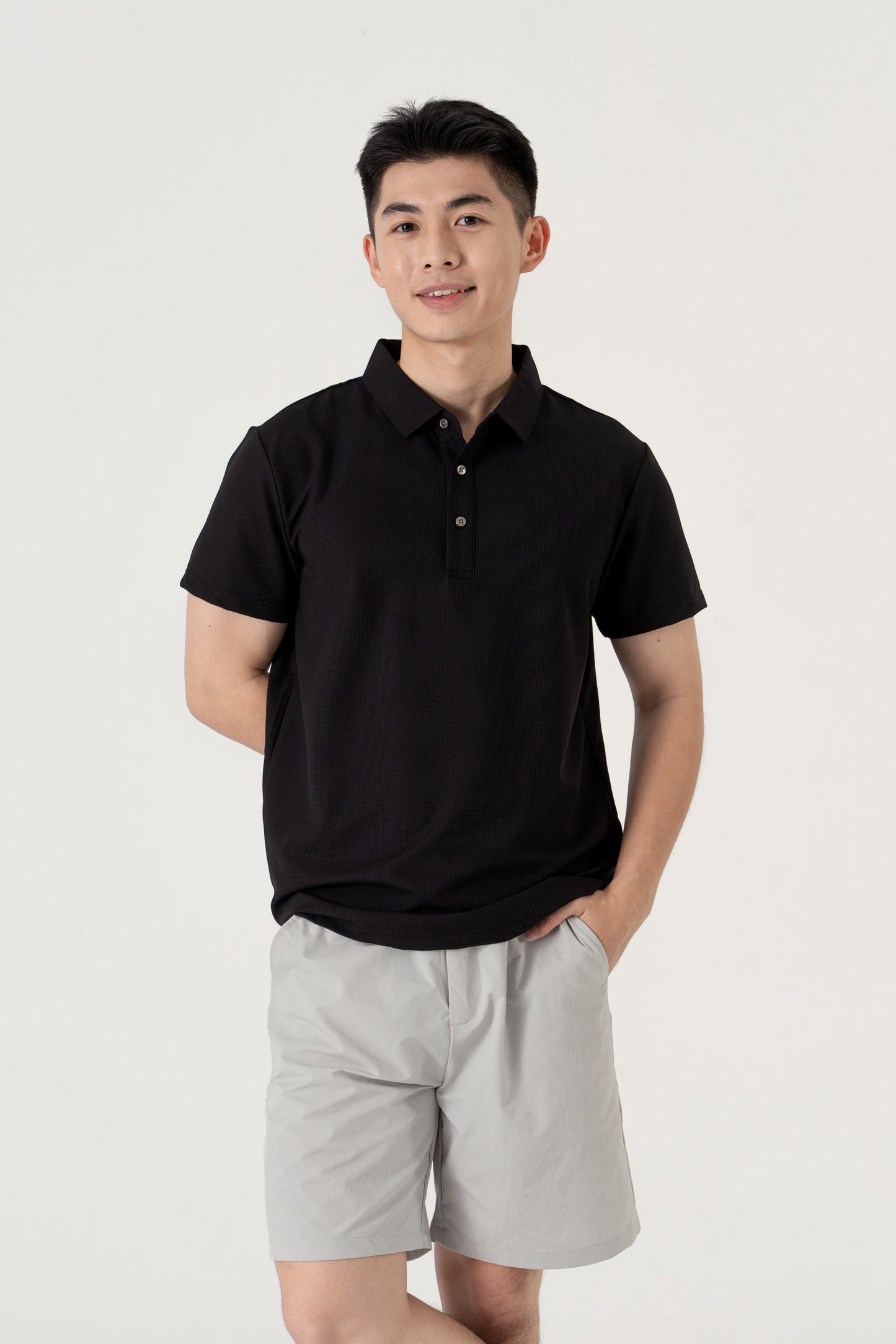Unisex Wrinkle Free Waffle Polo - Simply 