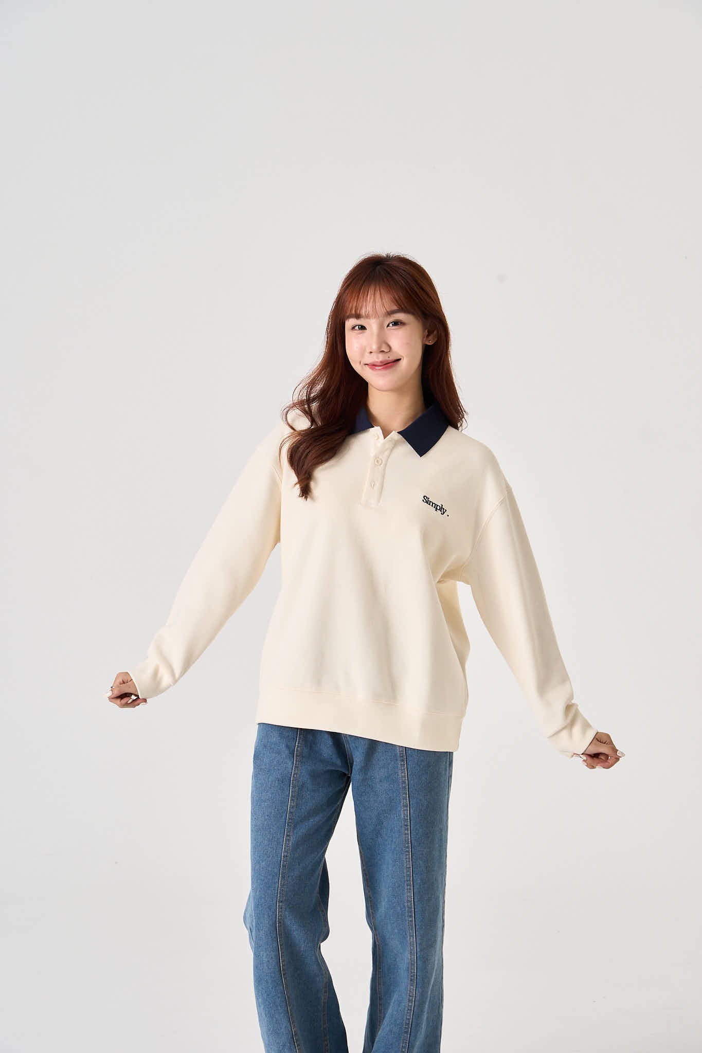 Unisex Bi-Colour Sweat Shirt - Simply 