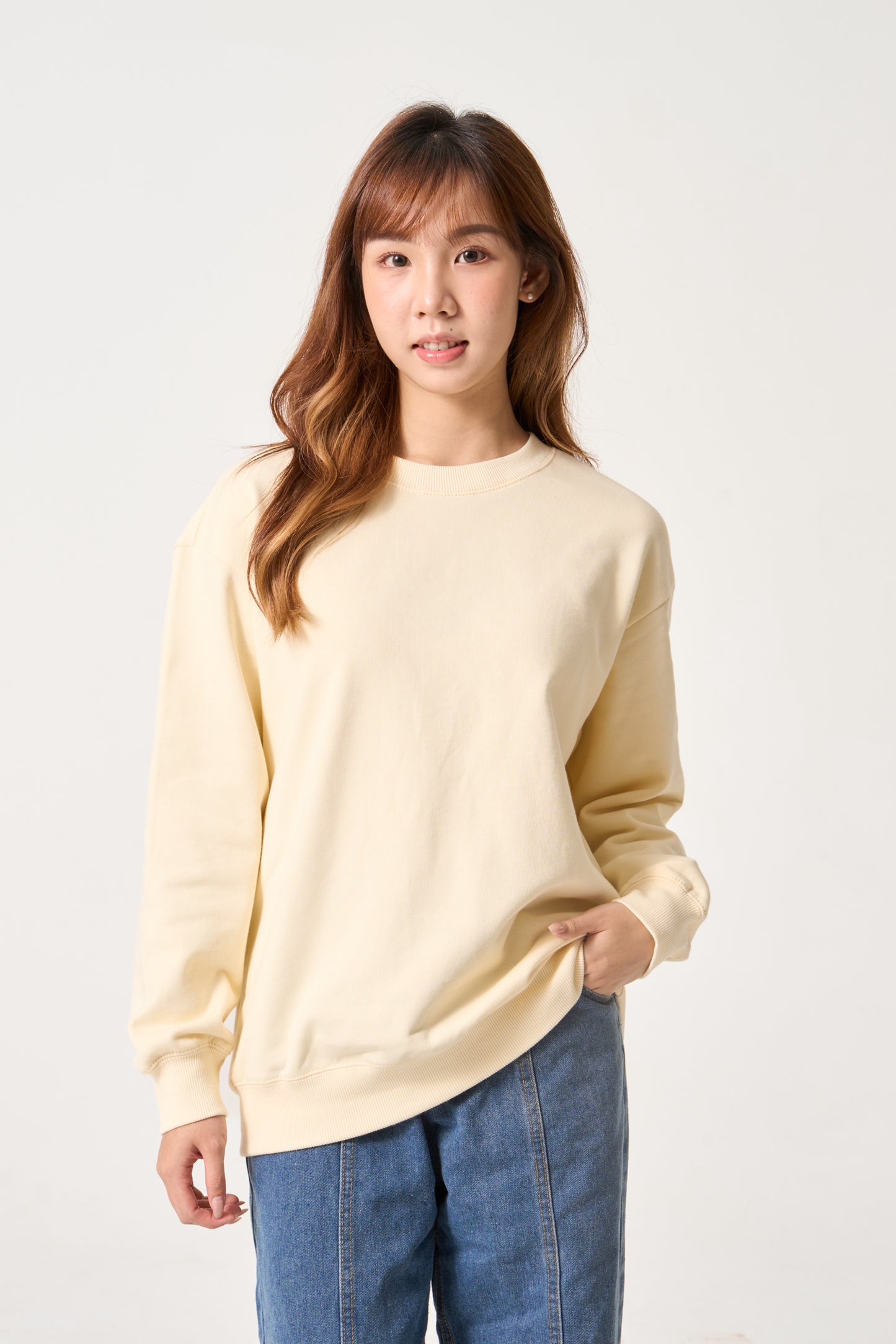 Simply . Unisex Cosy Sweater (Ivory) - Simply 