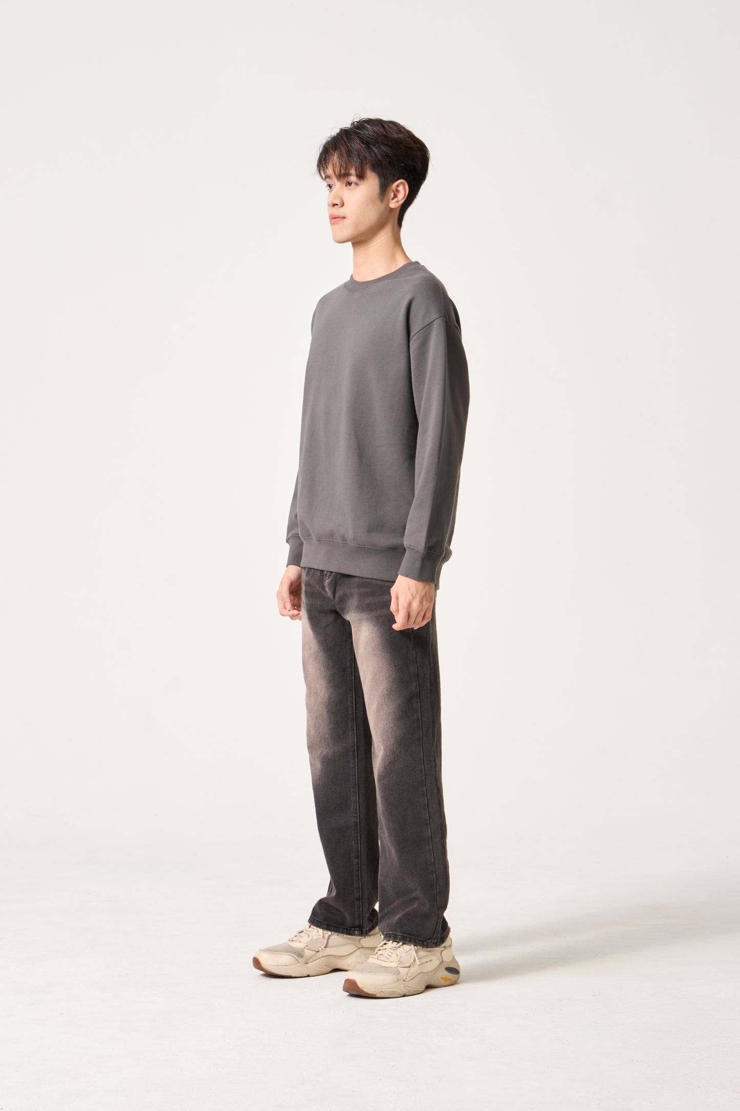 Simply . Unisex Cosy Sweater (Grey) - Simply 