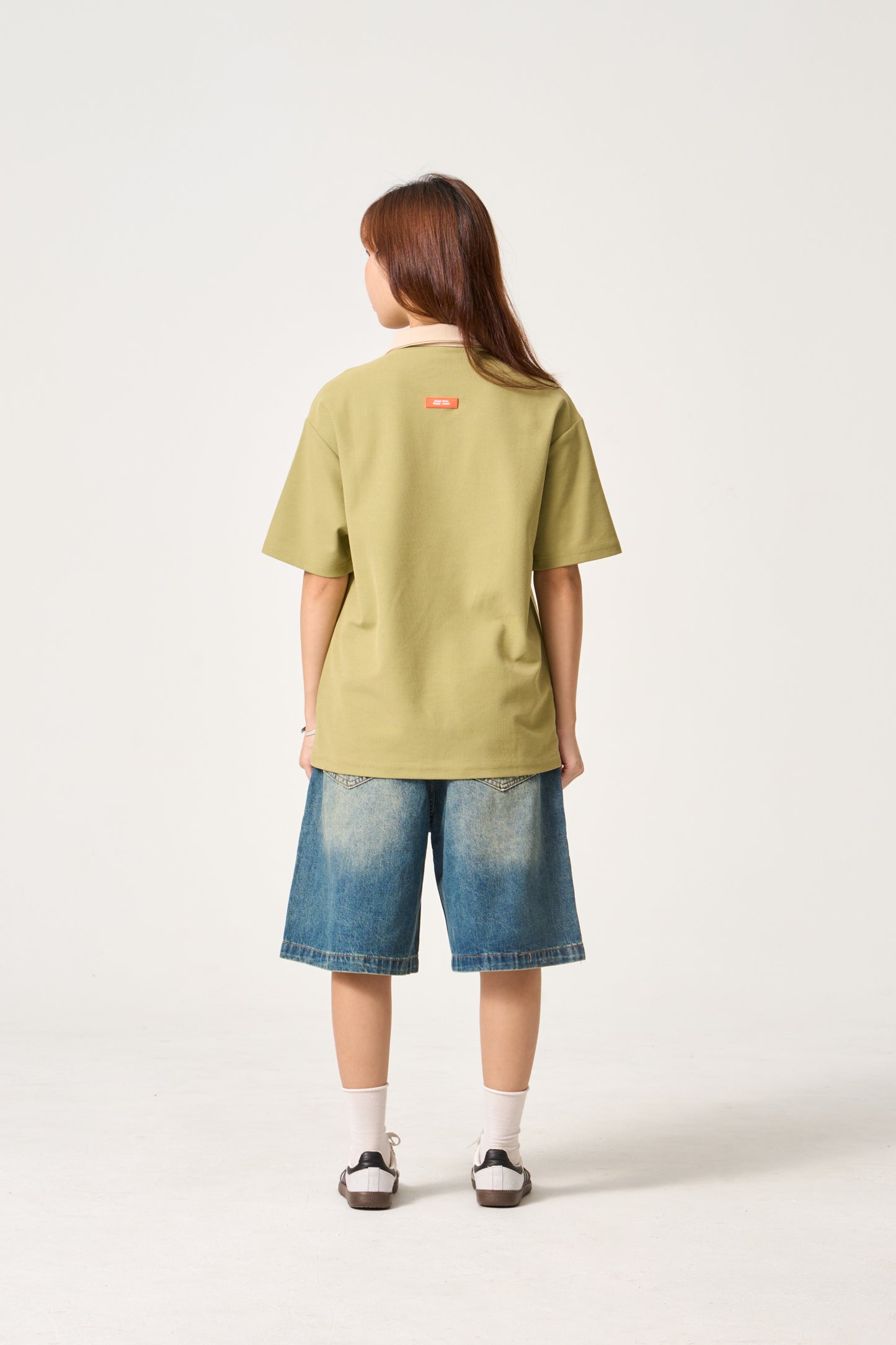 Simply . Unisex Zipper Polo (Avocado Green) - Simply 