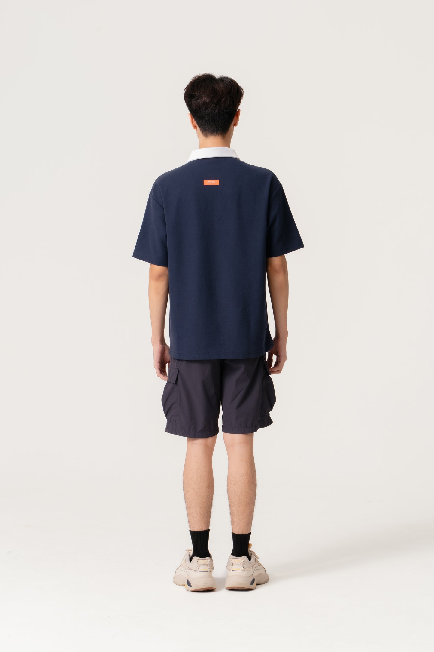 Simply . Unisex Zipper Polo (Navy) - Simply 