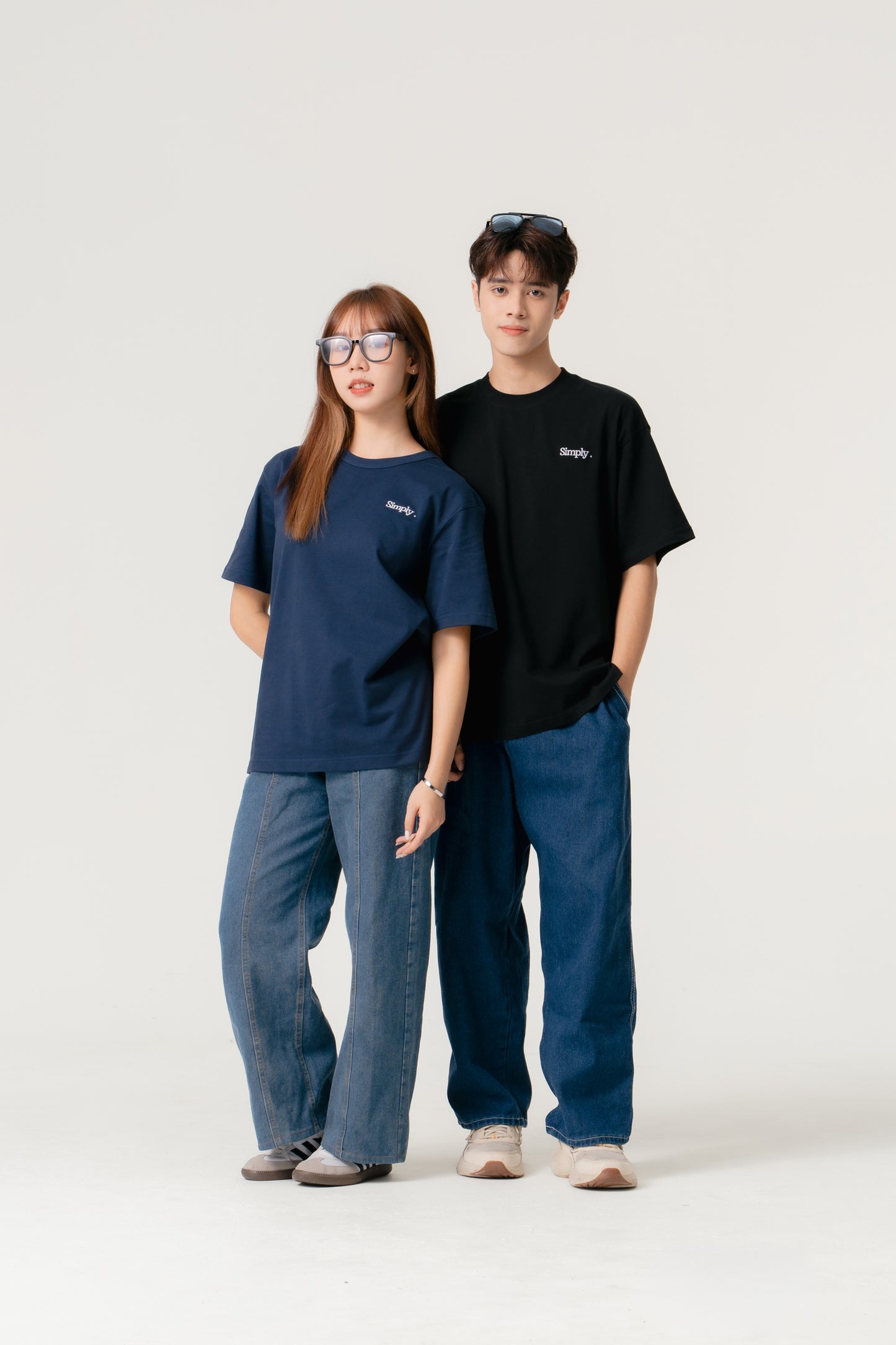 Simply . Men Heavy Basic Oversized T Shirt (Pink) [250 gsm] (No embroidery and tag) - Simply 